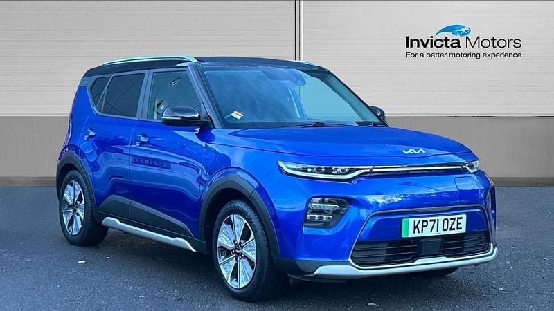 Blue Used 2021 Kia Soul EV SUV | £13,300 (Fair price) - Image 1/4