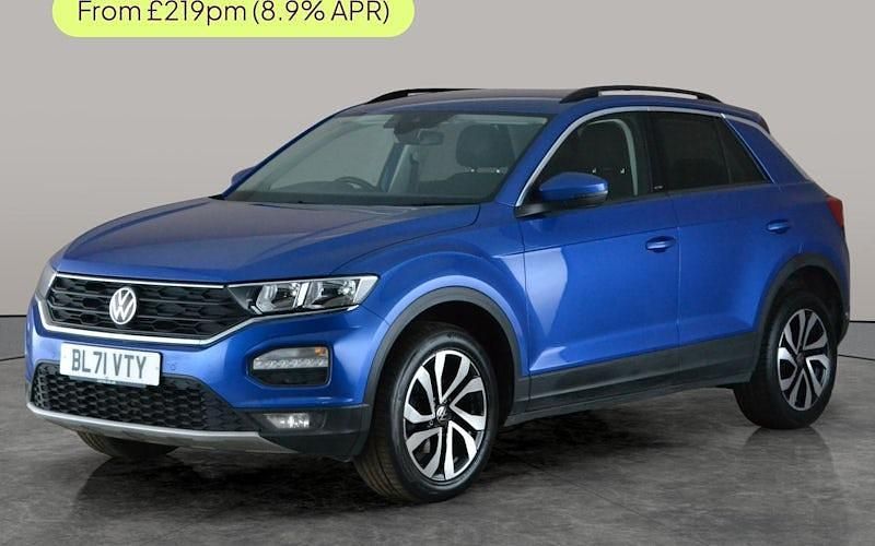 Used VW T-Roc Active 150 HP (110 kW) 2021 Blue SUV