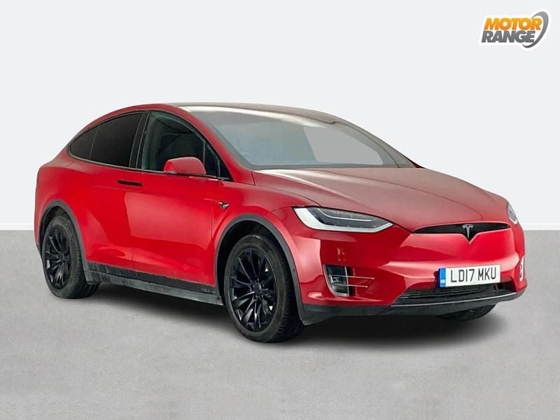 Red Used 2017 Tesla Model X SUV | £18,895 (Fair price) - Image 1/4