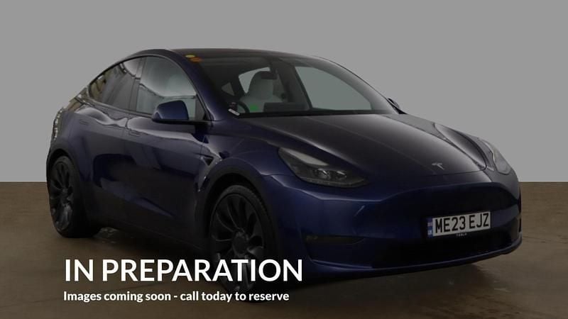 Blue Used 2023 Tesla Model Y Performance SUV | £29,620 (Fair price) - Image 1/4