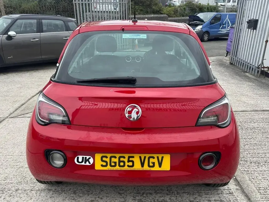 Used Vauxhall Adam Glam 70 HP (51 kW) 2015 Red Hatchback