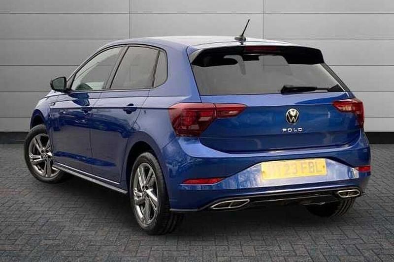 Used VW Polo R-line 95 HP (69 kW) 2023 Blue Hatchback