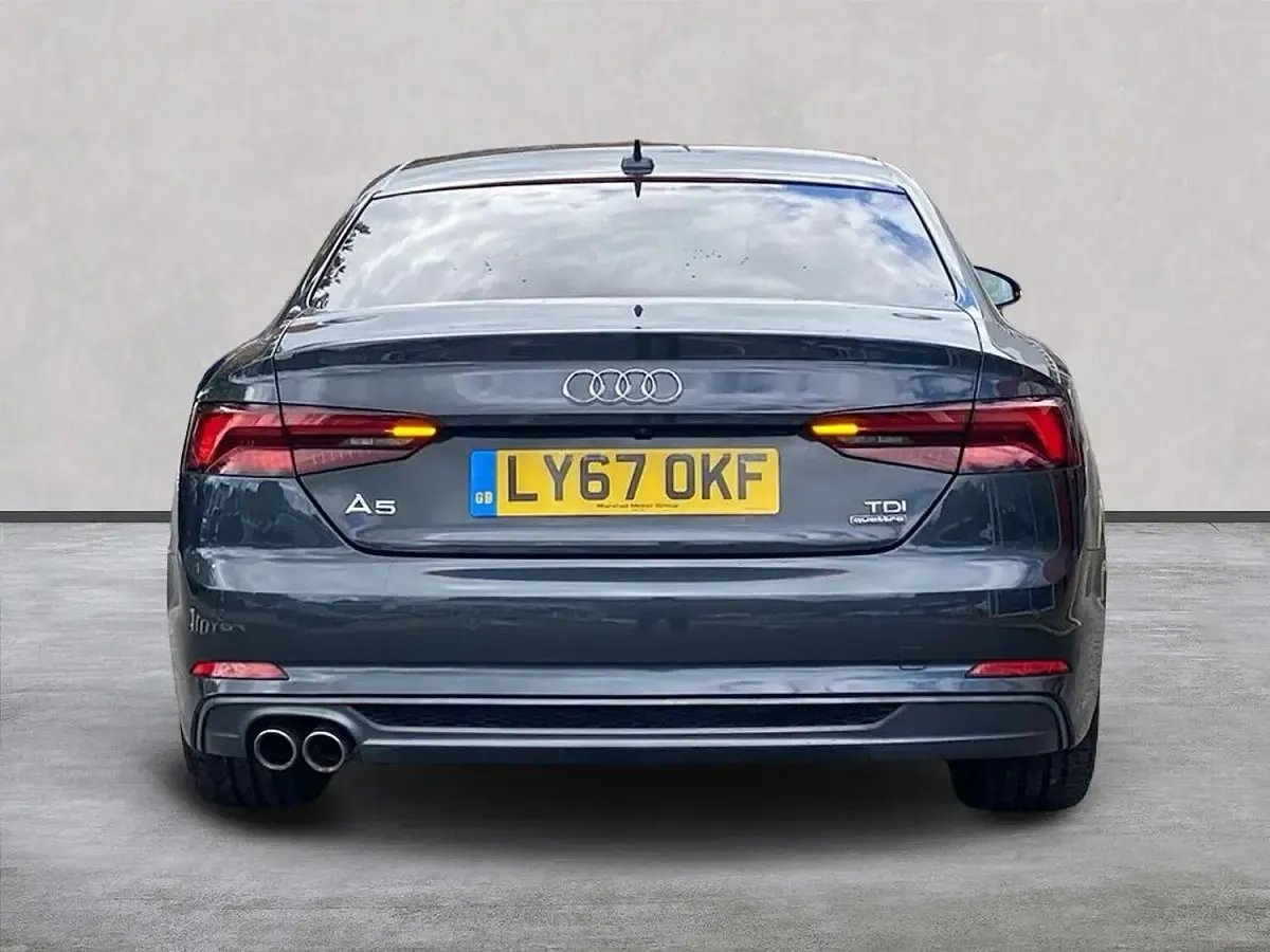 Used Audi A5 S-Line 190 HP (139 kW) 2018 Grey Coupe