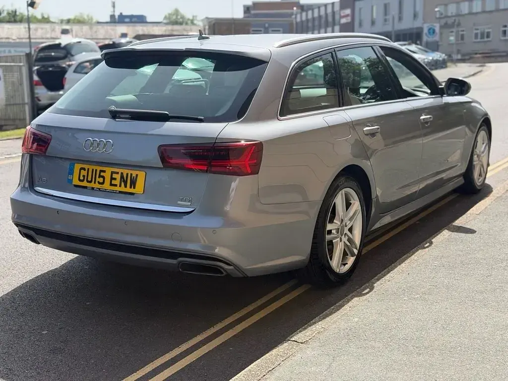 Used Audi A6 S-Line 190 HP (139 kW) 2015 Grey Estate