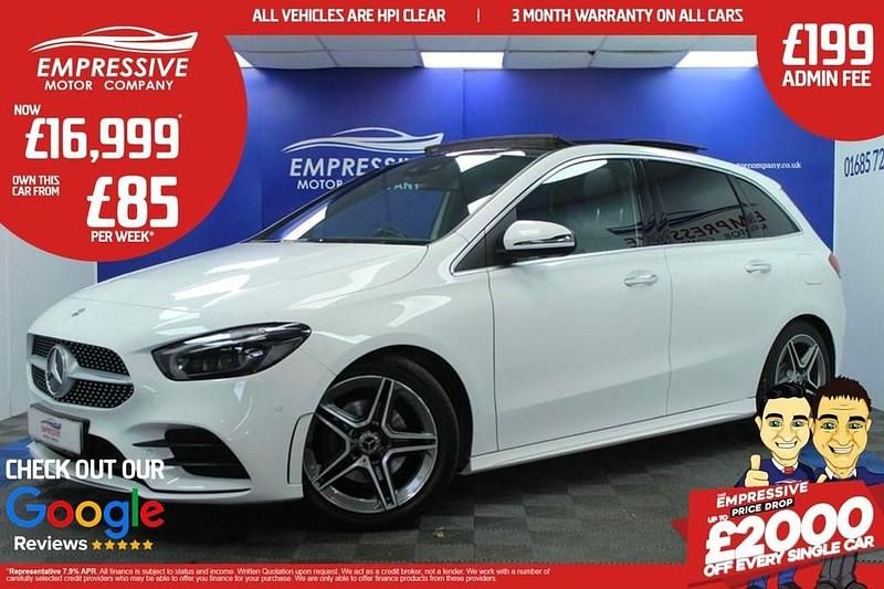 White Used 2019 Mercedes B200 AMG Line Premium Plus MPV | £16,999 (A bit pricey) - Image 1/4