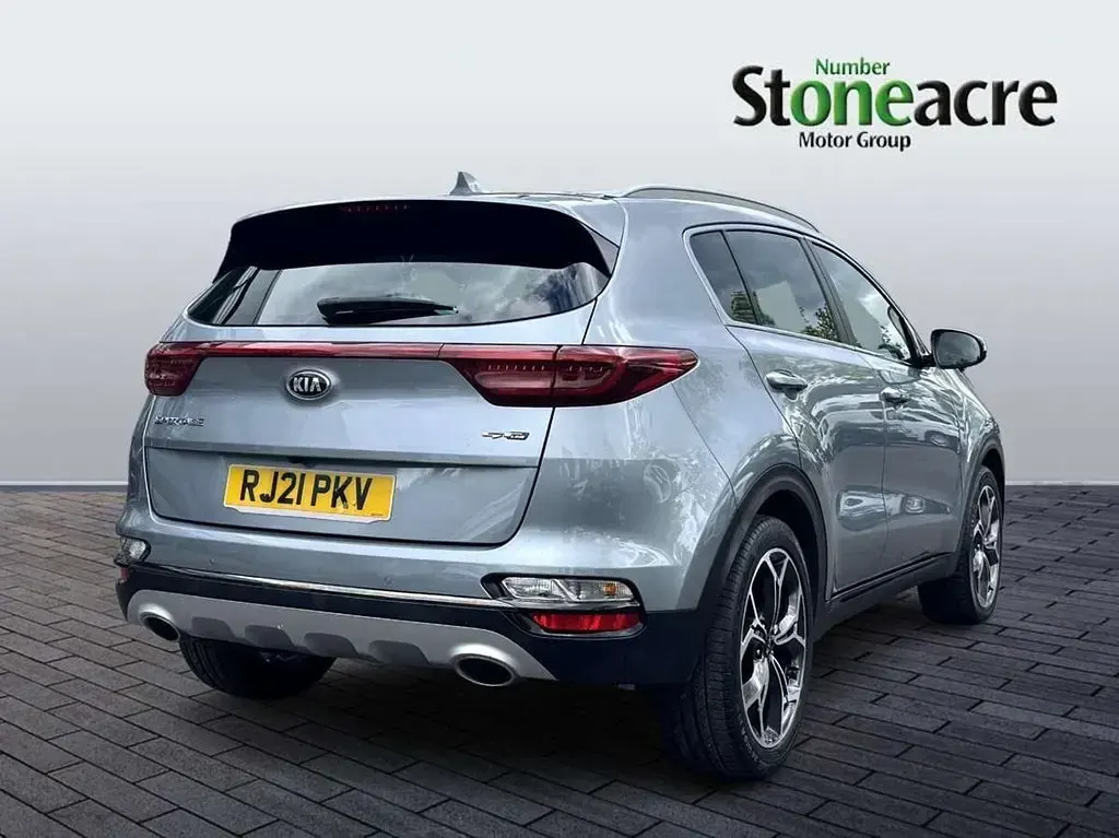 Used Kia Sportage GT-Line 136 HP (100 kW) 2021 Silver SUV