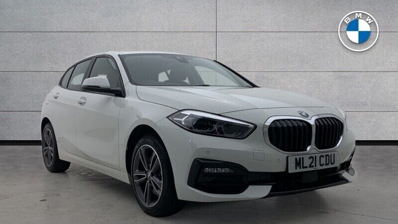 White Used 2021 BMW 118 Sport Line Hatchback | £16,995 (Good price) - Image 1/4