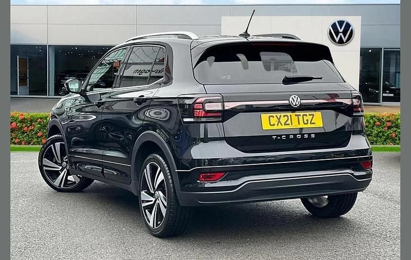 Used VW T-Cross R-line 150 HP (110 kW) 2021 Black SUV