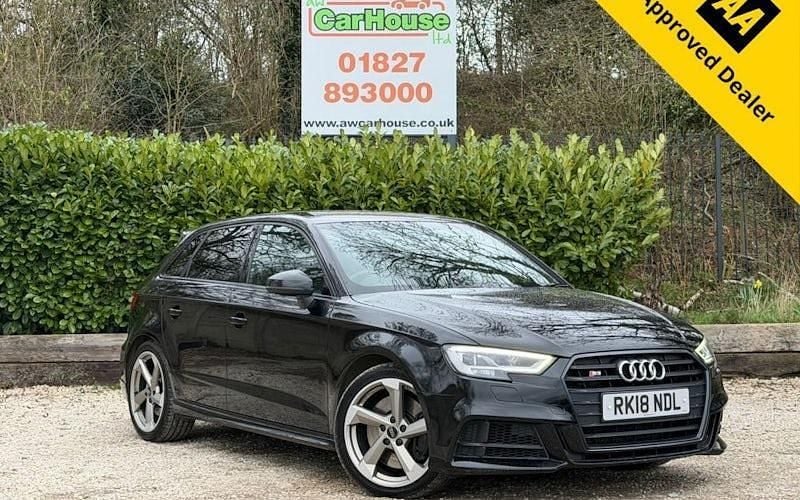 Used Audi S3 Sportback Black Edition 310 HP (228 kW) 2018 Black Hatchback