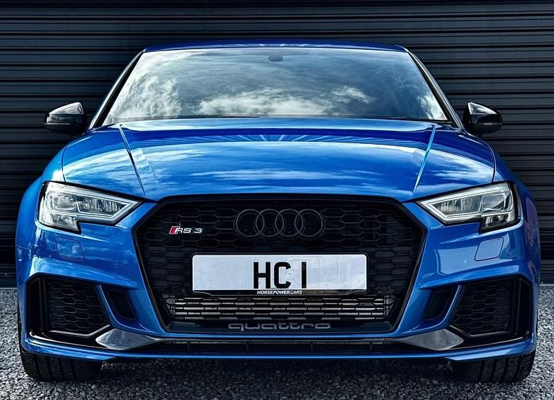 Begagnad Audi RS3 395 HK (290 kW) 2018 Blå Sedan