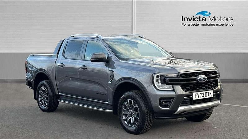 Grey metallic Used 2023 Ford Ranger Wildtrack Pickup | £37,200 (Fair price) - Image 1/4
