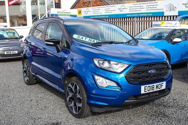 Used Ford Ecosport ST-Line 140 HP (102 kW) 2018 Blue SUV