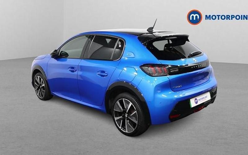 Used Peugeot e-208 Premium 100 kW (136 HP) 2022 Blue Hatchback