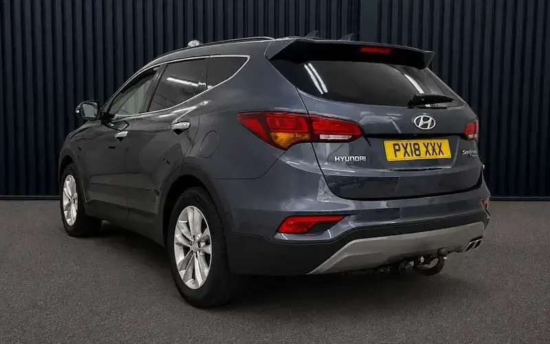 Used Hyundai Santa Fe Premium 200 HP (147 kW) 2018 Blue SUV