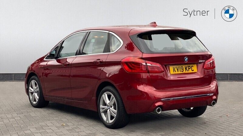 Used BMW 220 Active Tourer Luxury Line 189 HP (139 kW) 2019 Red MPV