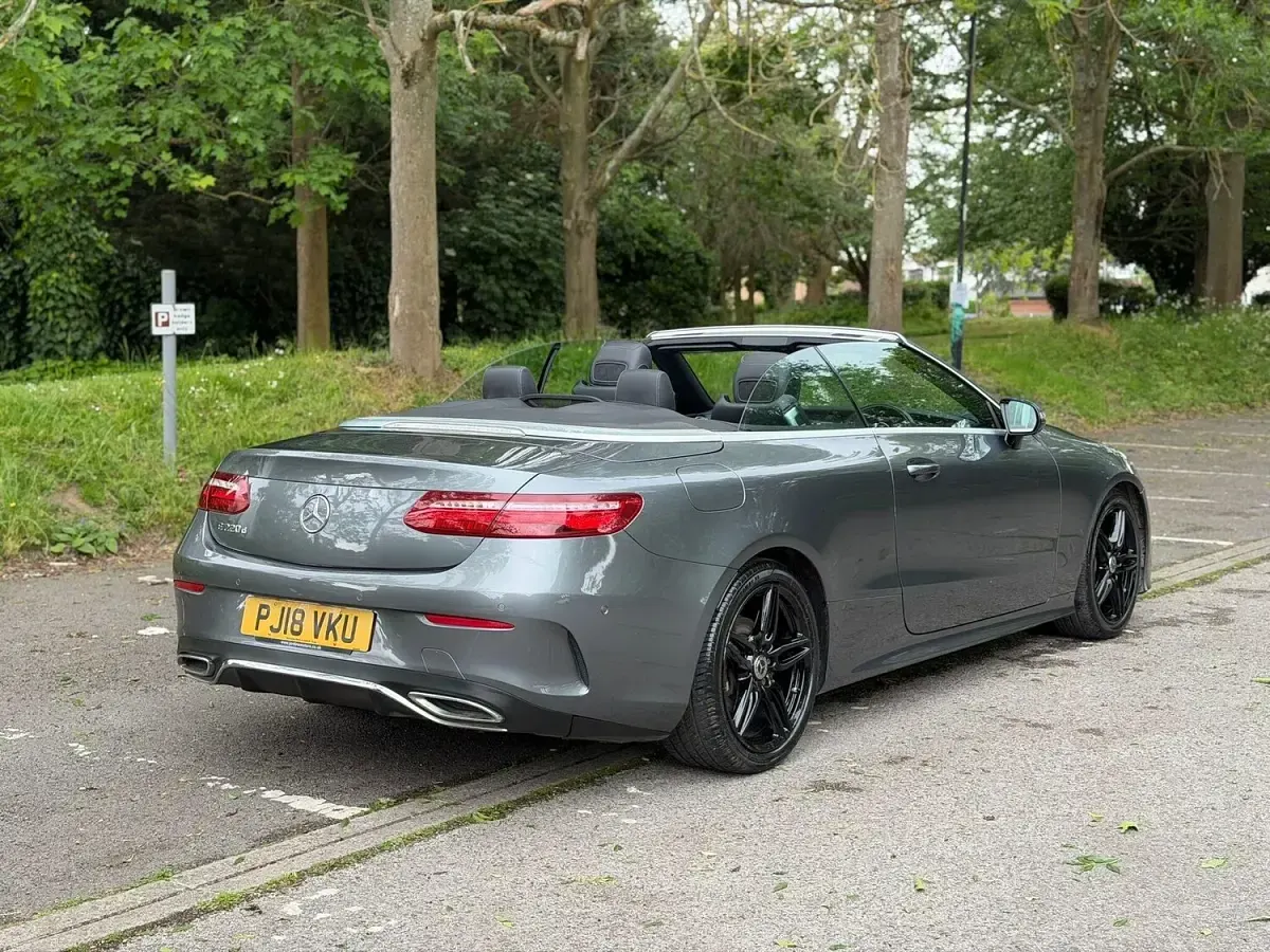 Used Mercedes E220 AMG line 2018 Grey Cabriolet