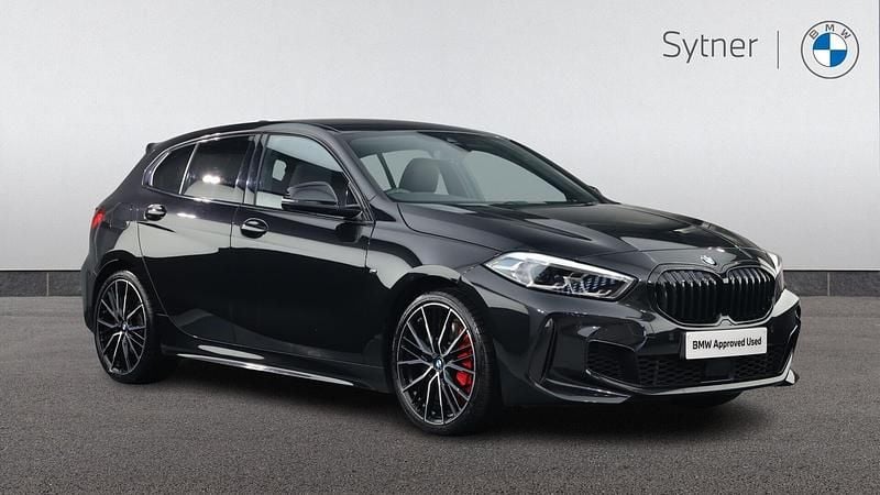 Black sapphire Used 2023 BMW 128 Comfort Edition Hatchback | £26,000 (Fair price) - Image 1/4