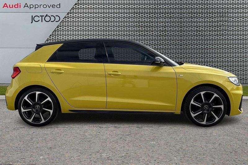 Used Audi A1 Black Edition 94 HP (69 kW) 2023 Yellow Hatchback