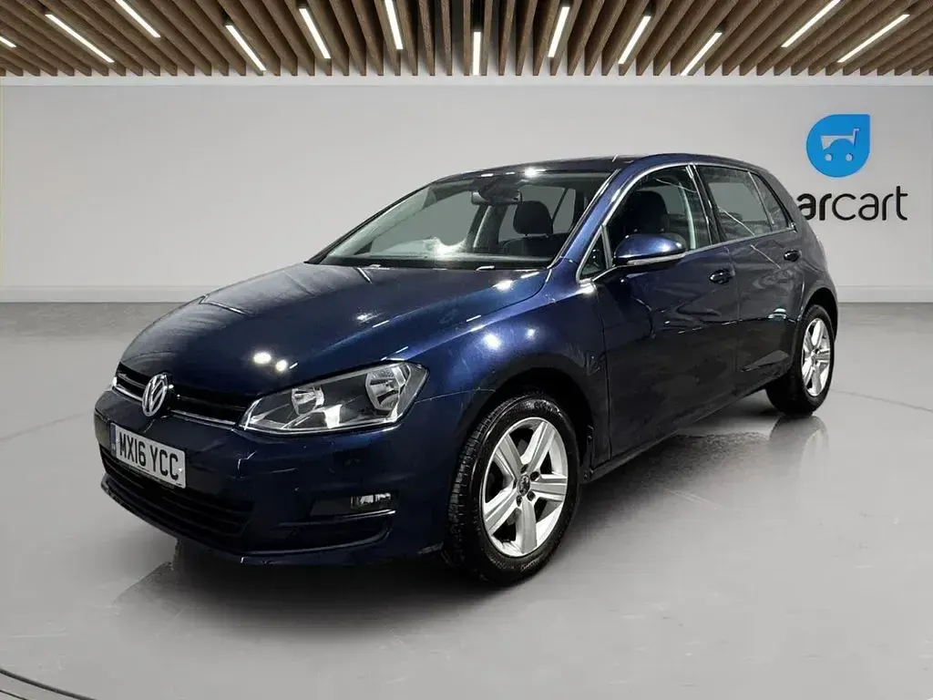 Used VW Golf VII Edition 110 HP (80 kW) 2016 Blue Hatchback