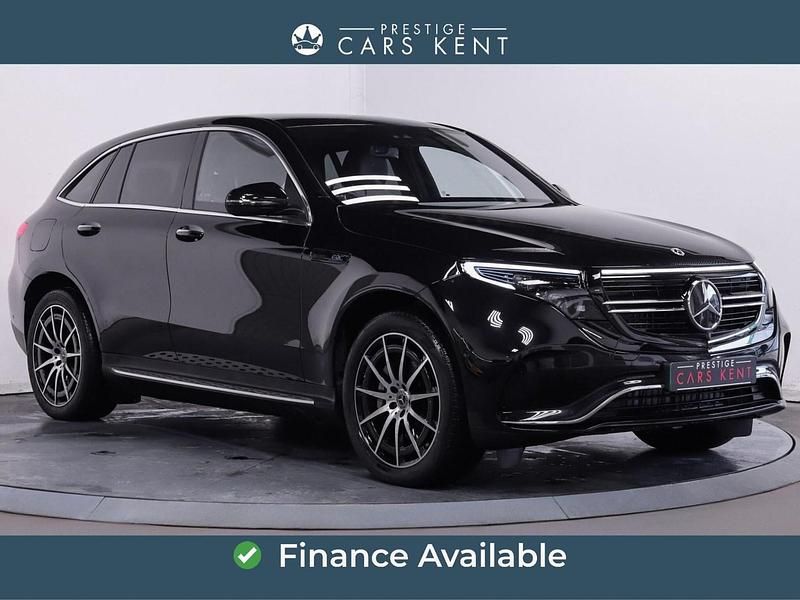 Black Used 2023 Mercedes EQC400 AMG line SUV | £28,620 (Good price) - Image 1/4