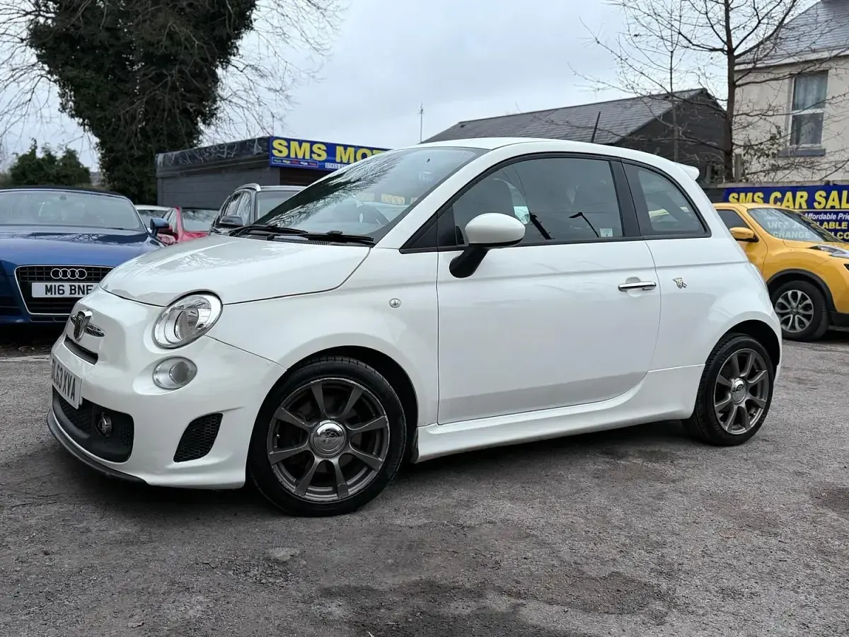 Used Abarth 500 135 HP (99 kW) 2014 White Hatchback