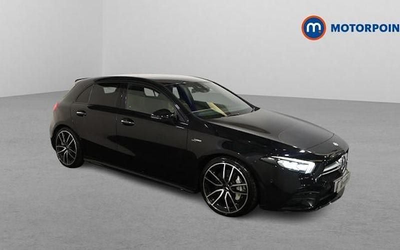 Used Mercedes A35 AMG Premium 306 HP (225 kW) 2021 Black Hatchback