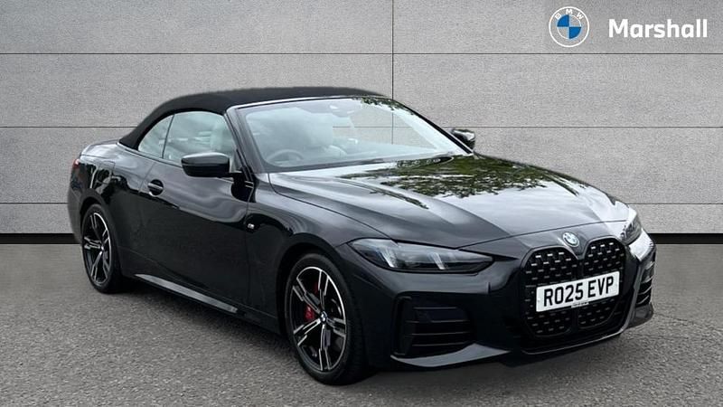 Black Used 2025 BMW 420 M Sport Cabriolet | £48,590 (Expensive) - Image 1/4