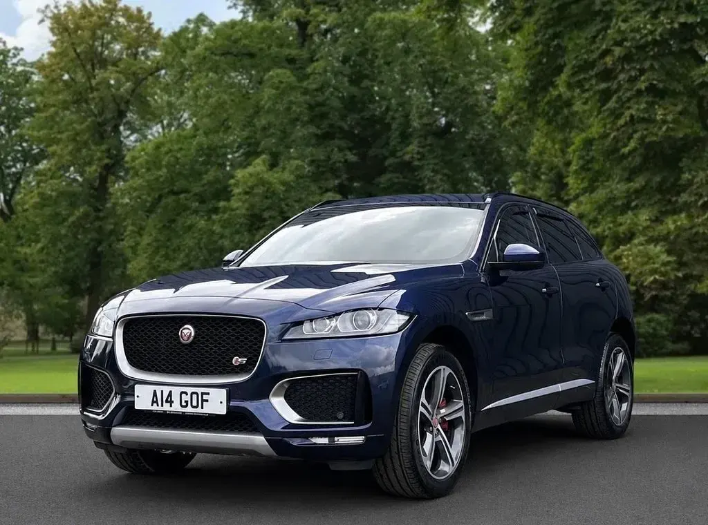 Used Jaguar F-Pace S 300 HP (220 kW) 2016 Blue SUV