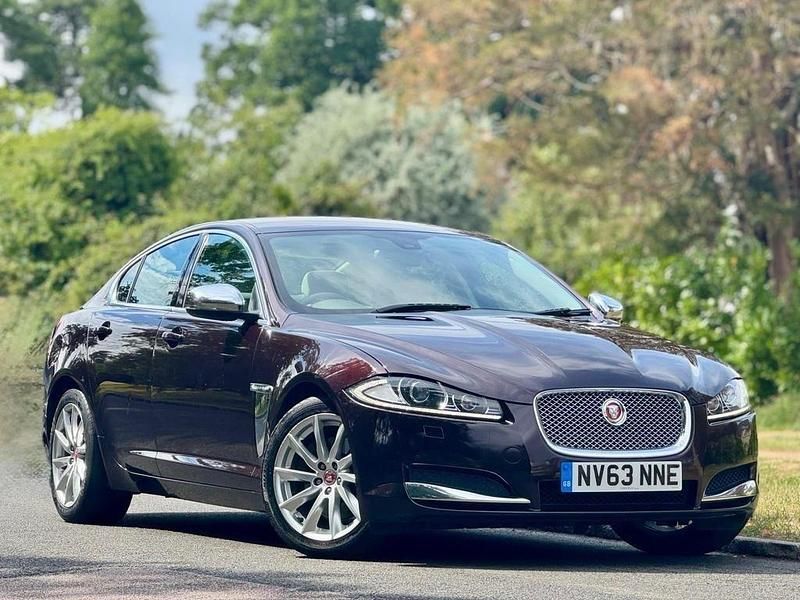 Red Used 2014 Jaguar XF Premium Luxury Sedan | £5,750 (Good price) - Image 1/4