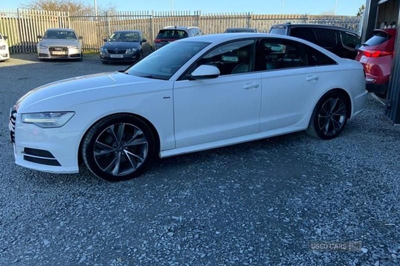 Used Audi A6 S-Line 190 HP (139 kW) 2015 White Sedan