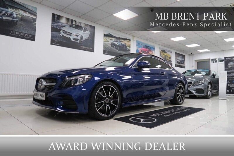 Blue Used 2020 Mercedes C220 AMG Line Premium Plus Coupe | £22,000 (Fair price) - Image 1/1