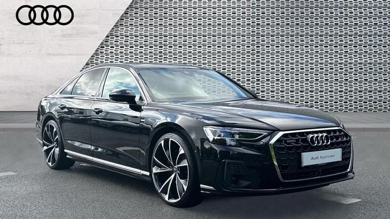 Black Used 2024 Audi A8 S-Line Sedan | £61,990 (Expensive) - Image 1/4
