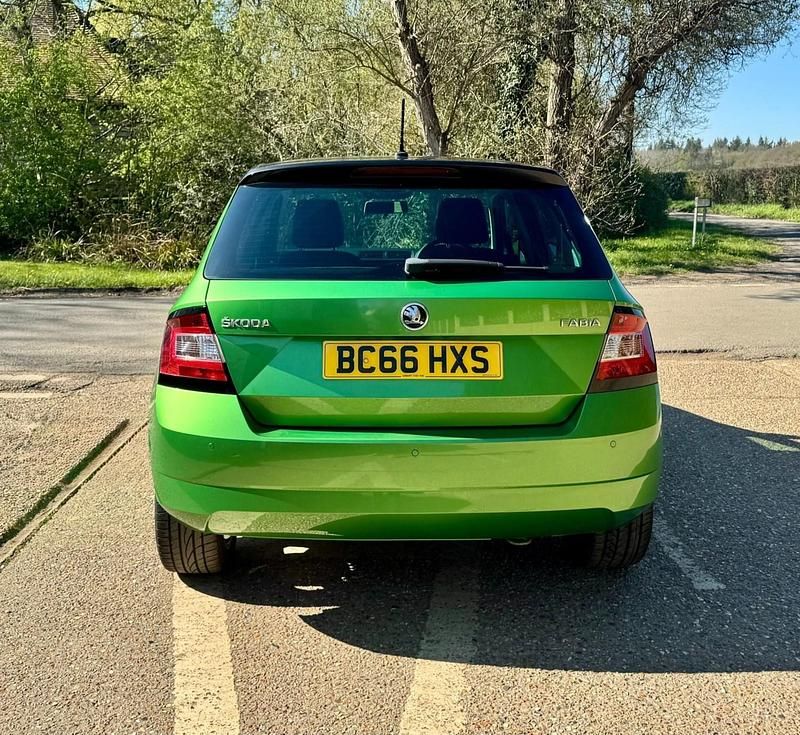 Used Skoda Fabia Colour Edition 2017 Green Hatchback