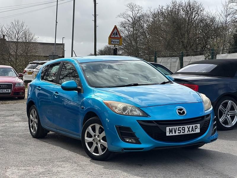 Used Mazda 3 105 HP (77 kW) 2009 Blue Hatchback