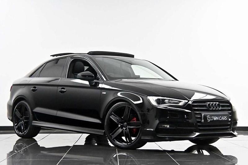 Used Audi A3 S-Line 150 HP (110 kW) 2016 Black Sedan