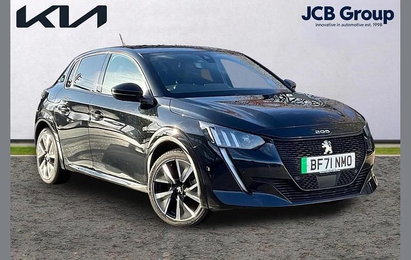 Black Used 2021 Peugeot e-208 GTi Hatchback | £10,690 (Fair price) - Image 1/4
