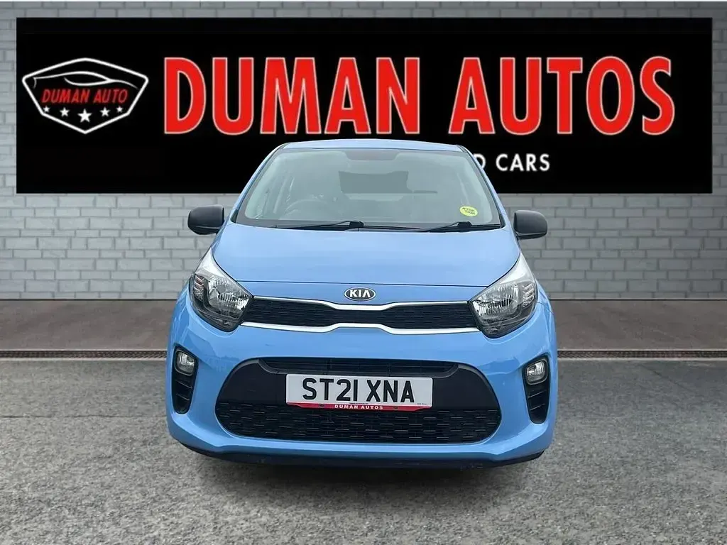 Used Kia Picanto 66 HP (48 kW) 2021 Blue Hatchback