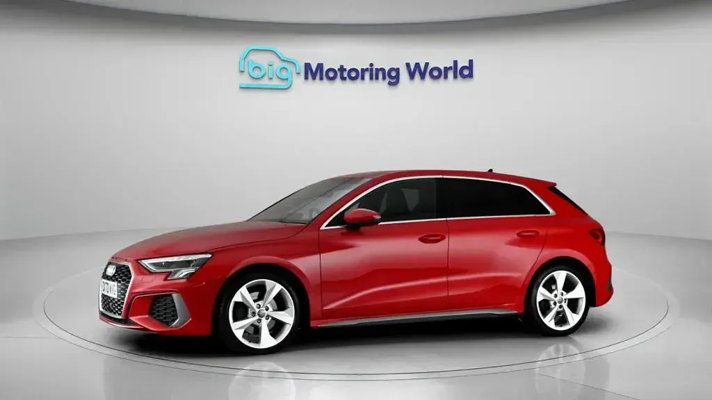 Used Audi A3 Sportback S-Line 150 HP (110 kW) 2020 Red Hatchback