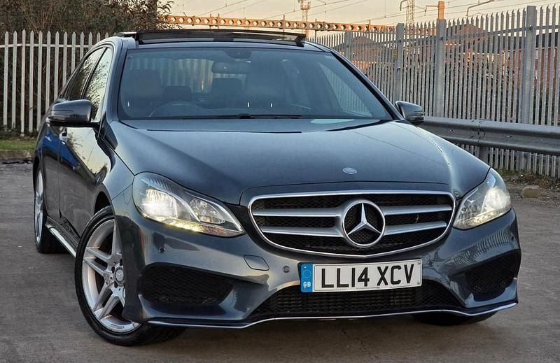 Used Mercedes E220 AMG 170 HP (125 kW) 2014 Grey Sedan