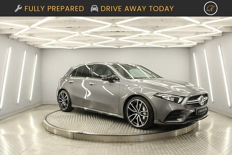 Grey Used 2021 Mercedes A35 AMG Premium Hatchback | £25,490 (Fair price) - Image 1/4