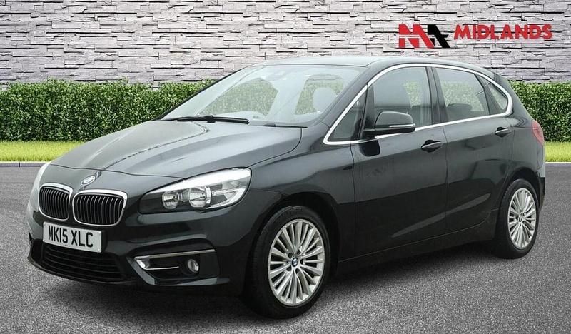Used BMW 216 Luxury Line 116 HP (85 kW) 2015 Black Hatchback