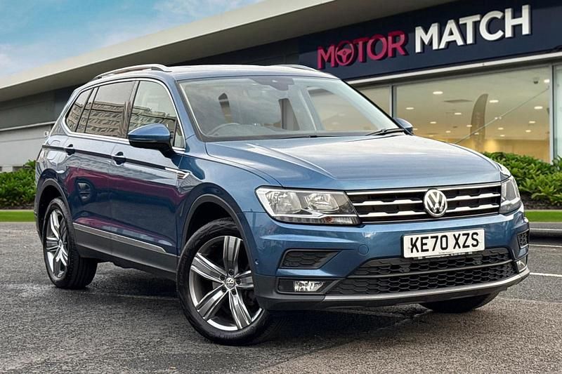 Blue Used 2020 VW Tiguan Allspace Match SUV | £18,000 (Fair price) - Image 1/4