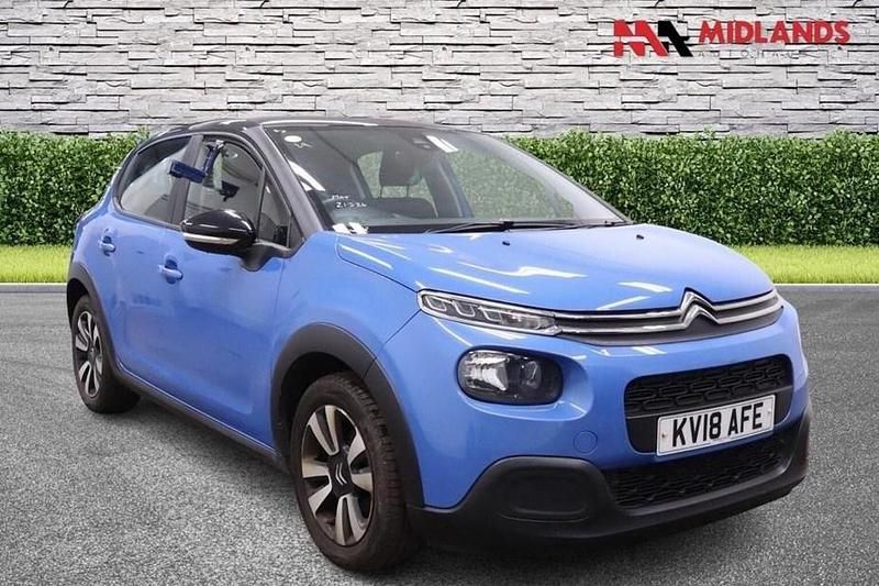 Used Citroën C3 Feel 2018 Blue Hatchback