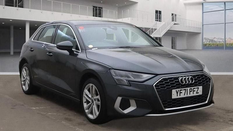 Grey Used 2022 Audi A3 Sportback Sport Hatchback | £14,899 (Fair price) - Image 1/4