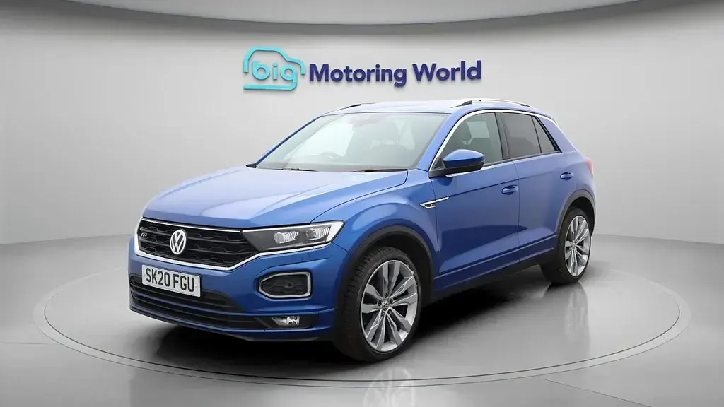 Używany VW T-Roc R-line 150 KM (110 kW) 2020 Niebieski SUV