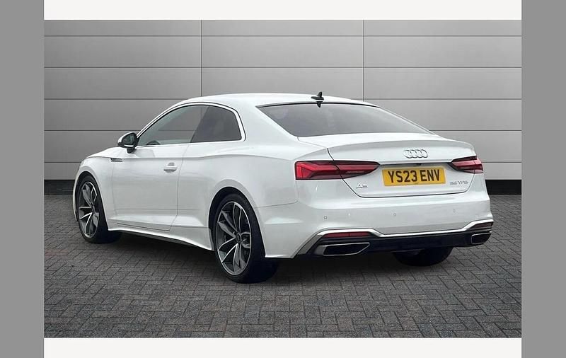 Used Audi A5 S-Line 150 HP (110 kW) 2023 White Coupe