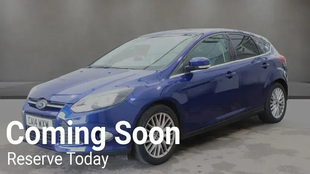 Used Ford Focus Zetec 2014 Blue Hatchback
