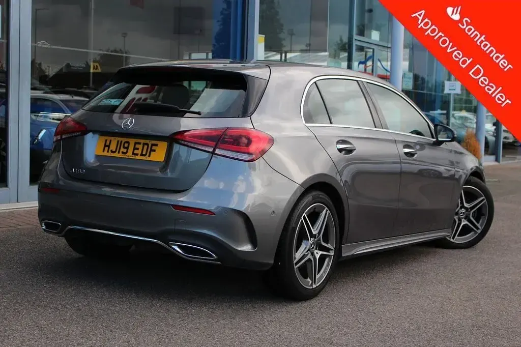 Used Mercedes A180 AMG line 136 HP (100 kW) 2019 Grey Hatchback