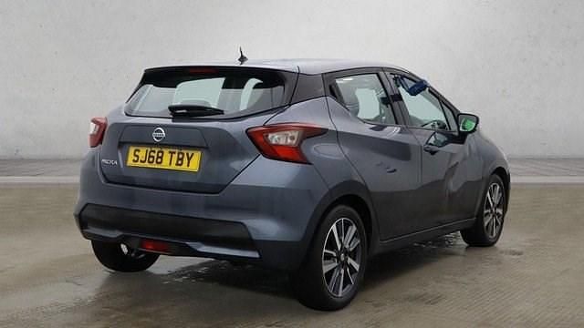 Begagnad Nissan Micra Acenta 71 HK (52 kW) 2018 Grå Halvkombi