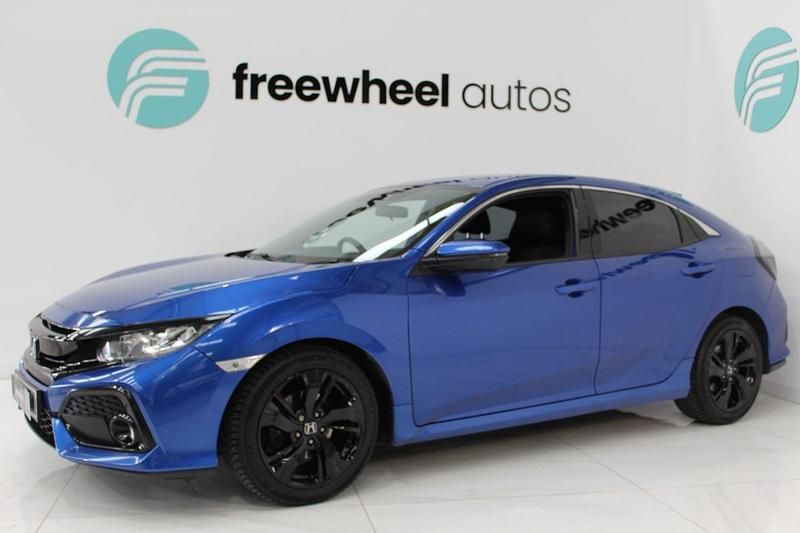 Used Honda Civic SR 126 HP (92 kW) 2019 Blue Hatchback